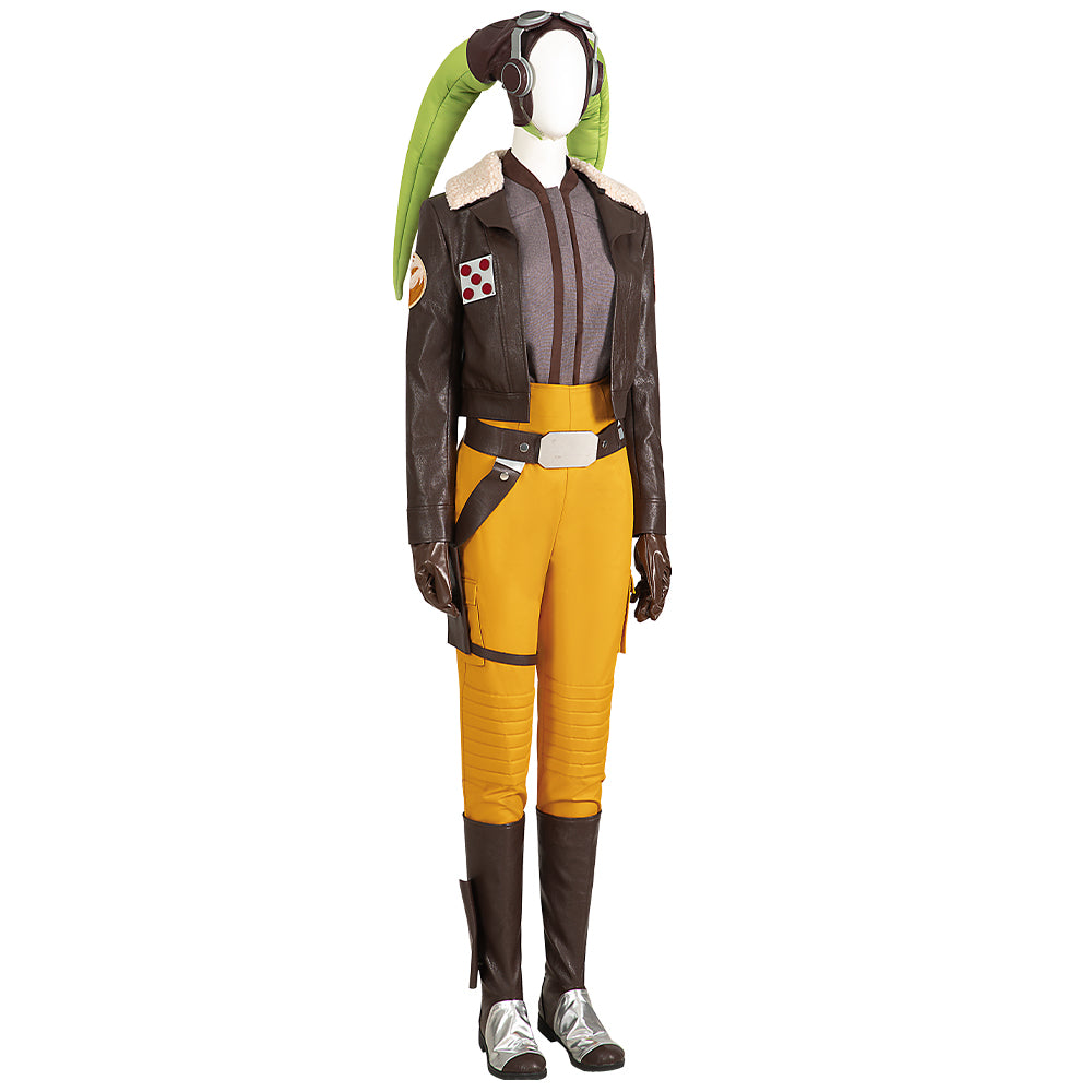 Star Wars Ahsoka Hera Syndulla Cosplay Costumes Free Shipping