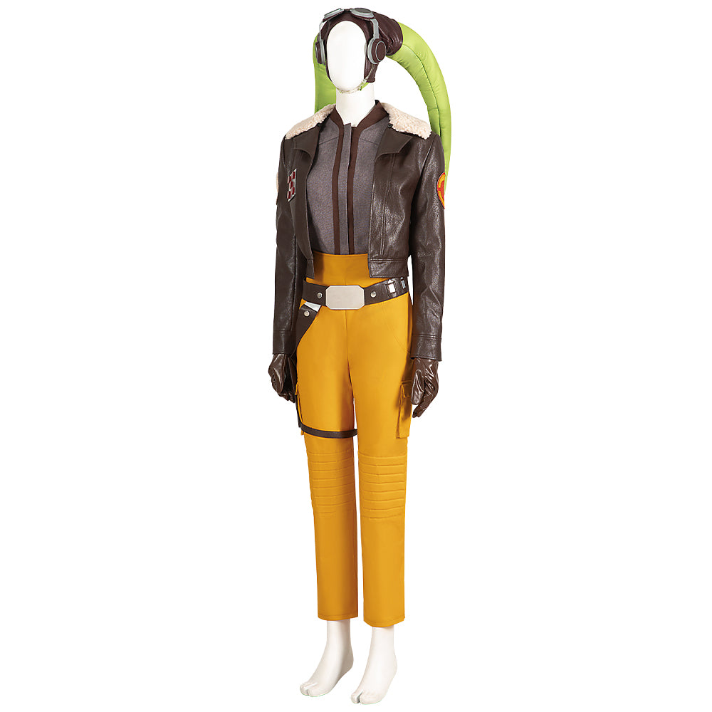 Star Wars Ahsoka Hera Syndulla Cosplay Costumes Free Shipping