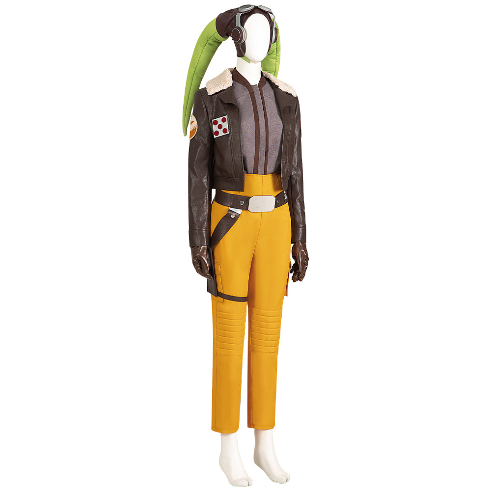 Star Wars Ahsoka Hera Syndulla Cosplay Costumes Free Shipping