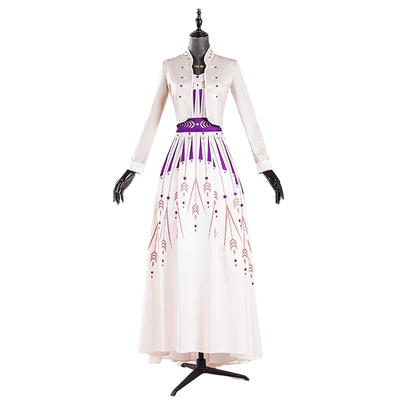 Frozen 2 Anna Cream Dress Cosplay Costume