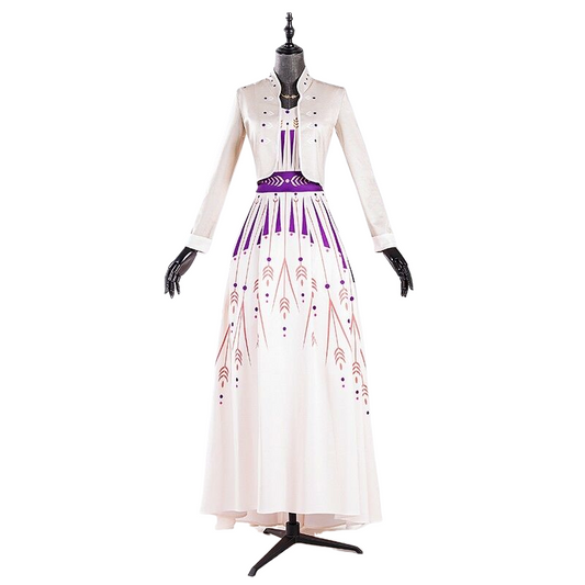 Frozen 2 Anna Cream Dress Cosplay Costume