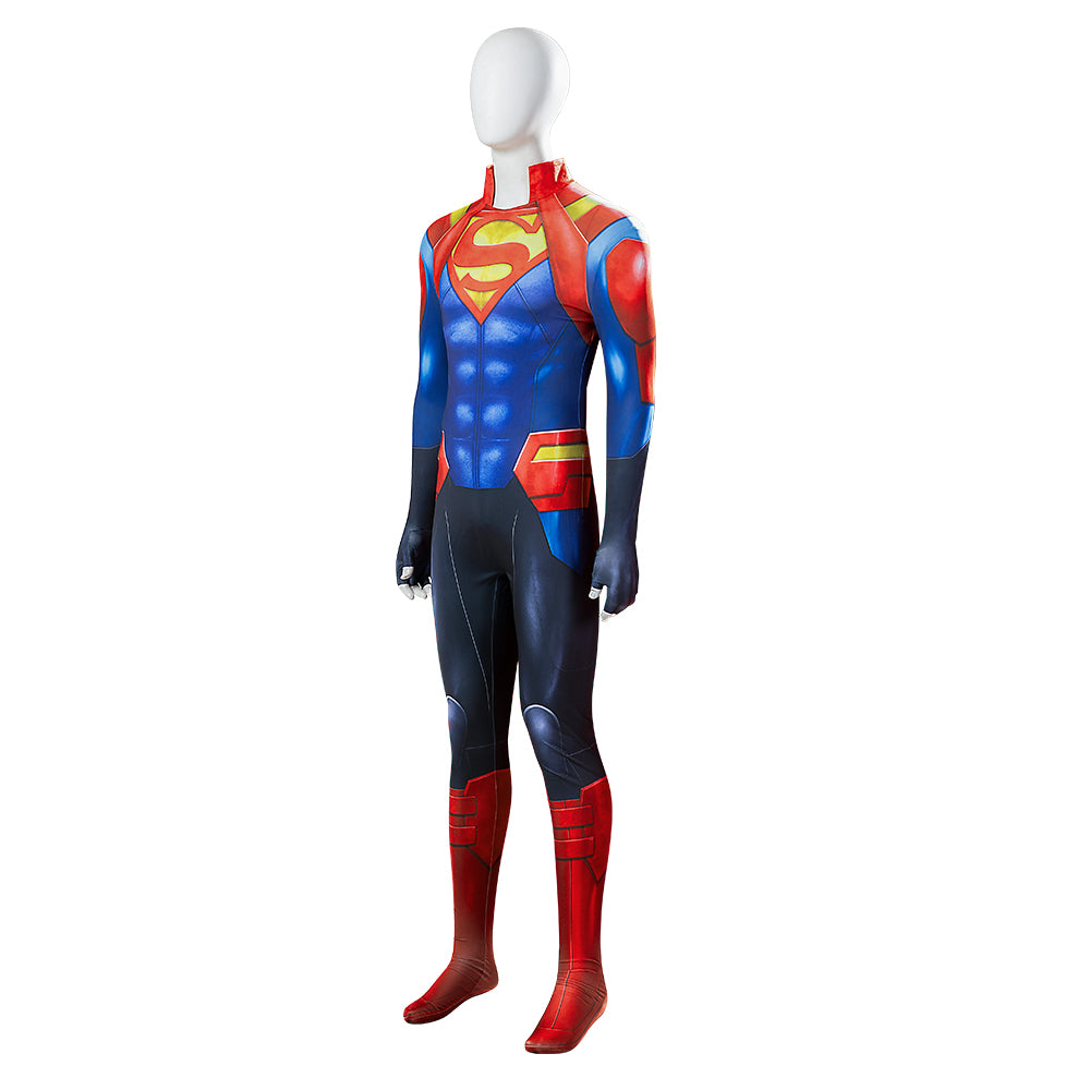 Battle of the Super Sons Jonathan Kent Jumpsuit Cosplay Costumes Free Shipping