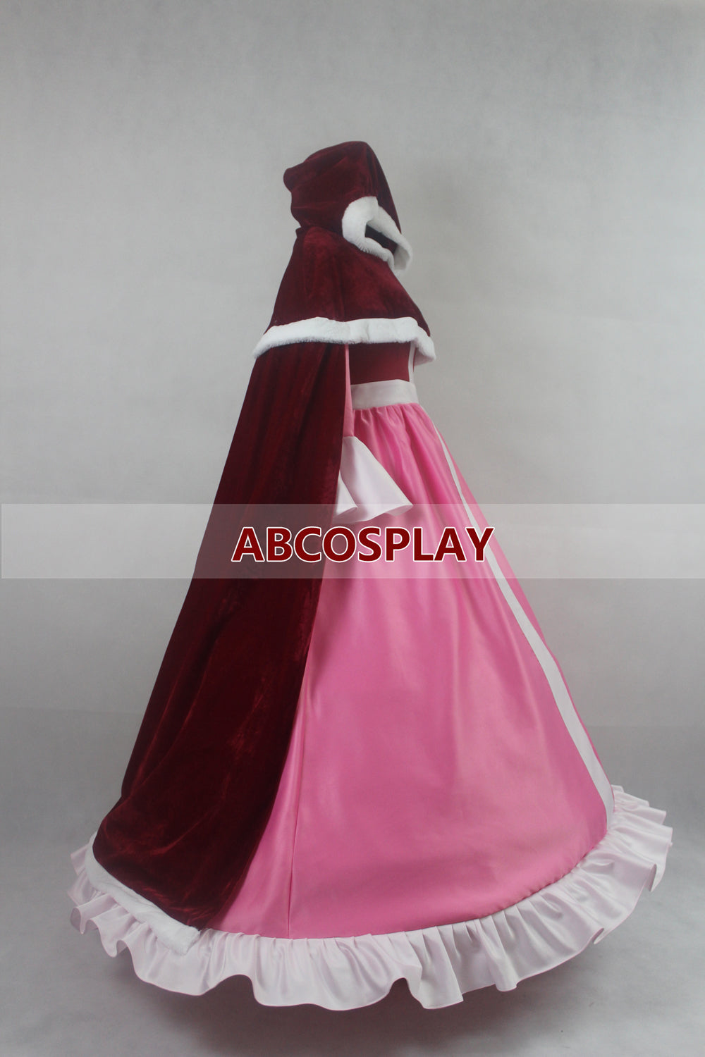 Princess Beauty And The Beast Belle Pink Dress Vs Cape Cosplay Costumes