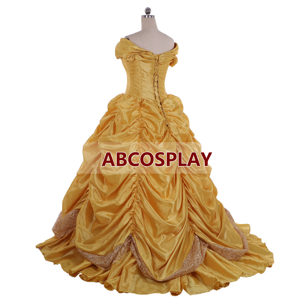 Princess Beauty and The Beast Belle Luxury Dress Cosplay Costume