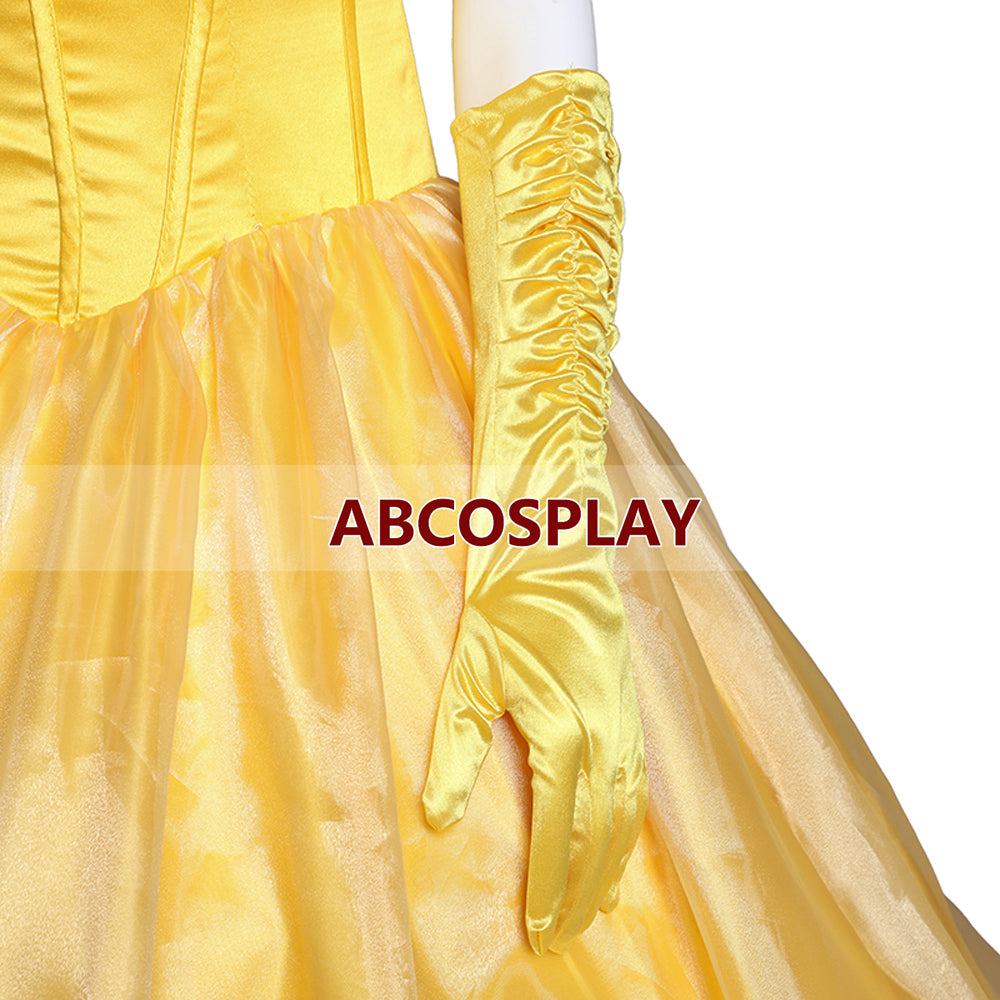 Beauty and The Beast Belle Princess Dress 2015 Film Cosplay Costume