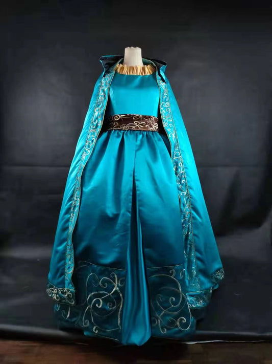 Brave Princess Merida Dress Cosplay Costume