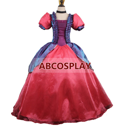 Princess Cinderella Anastasia Drizella Evil Sister Dress Cosplay Costume