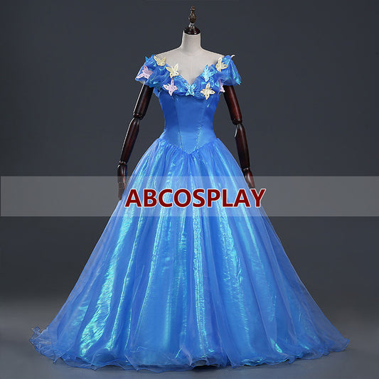 Princess Cinderella Butterfly Dress Cosplay Costumes