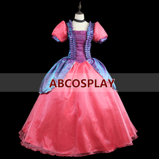 Cinderella Evil Sister Anastasia Princess Dress Cosplay Costume