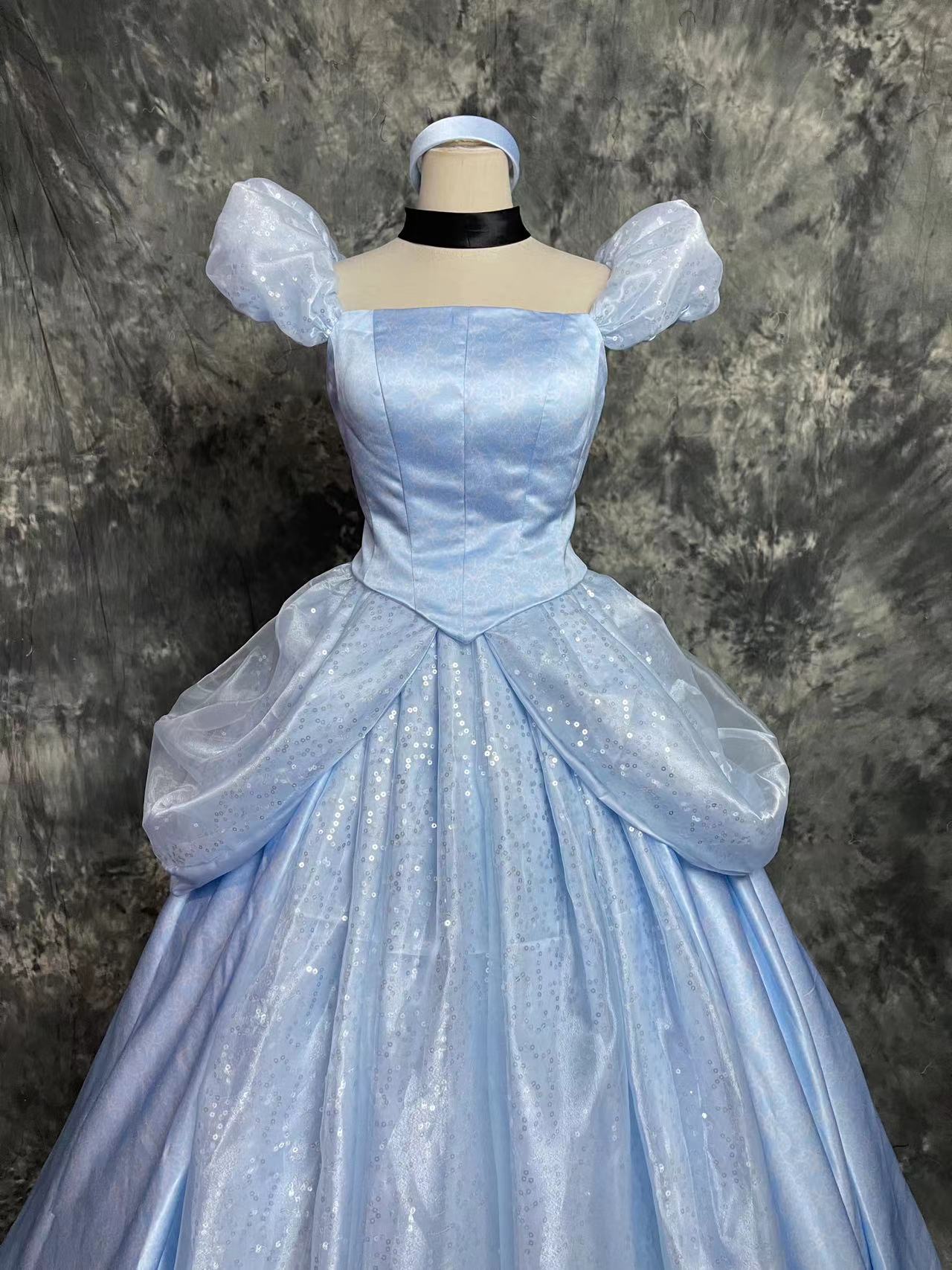 Cinderella Princess Cinderella Dress Cosplay Costume