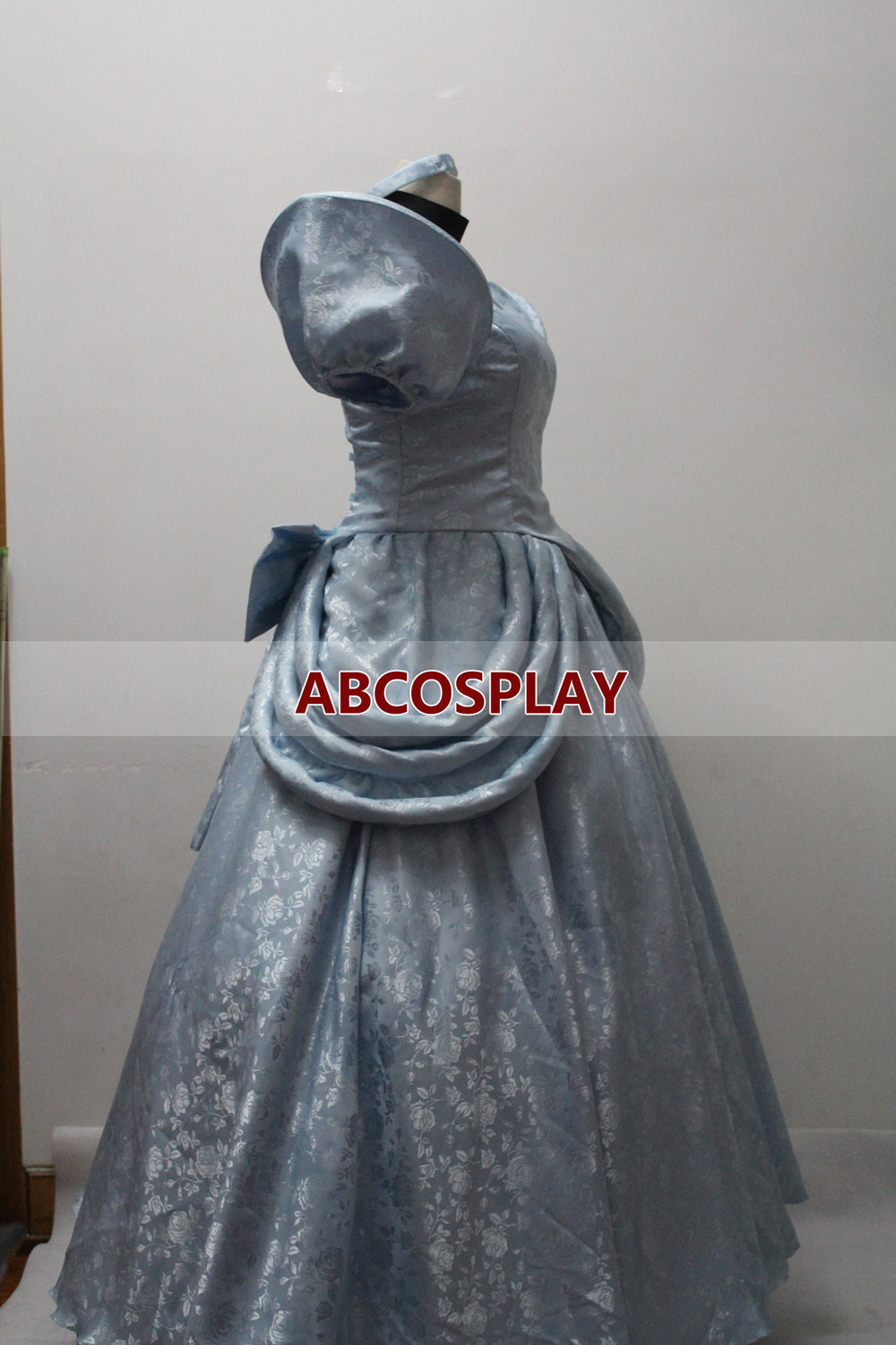 Princess Cinderella Dress Brocade Satin Cosplay Costumes