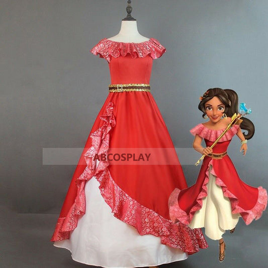 Elena of Avalor Elena Princess Dress Woman Cosplay Costumes