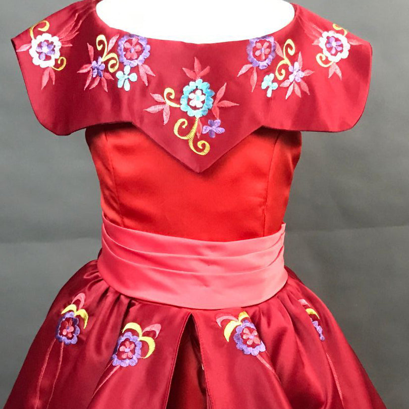 KIDS Elena of Avalor Elena Princess Dress Cosplay Costume