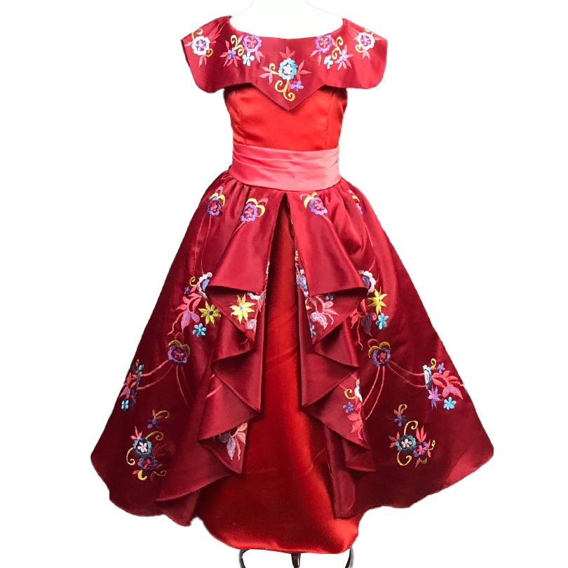 KIDS Elena of Avalor Elena Princess Dress Cosplay Costume