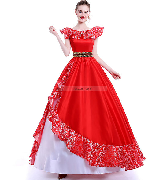 Elena of Avalor Elena Princess Dress Adult Kids Cosplay Costumes