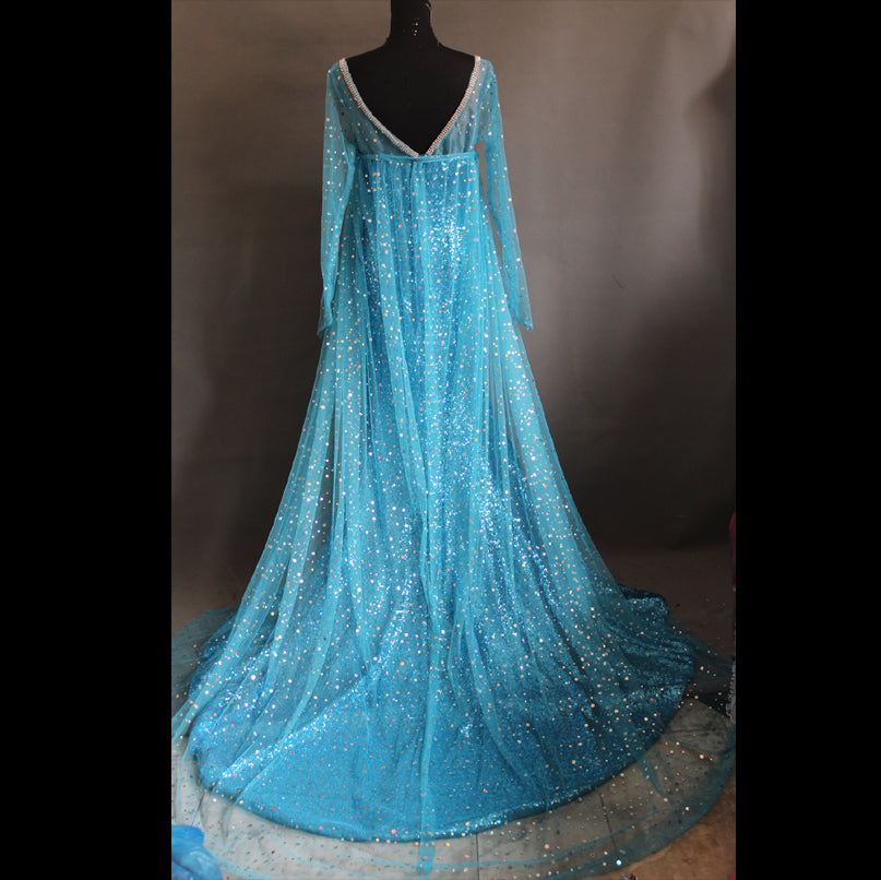 Frozen Elsa Priness Dress Elsa Queen Cosplay Costumes