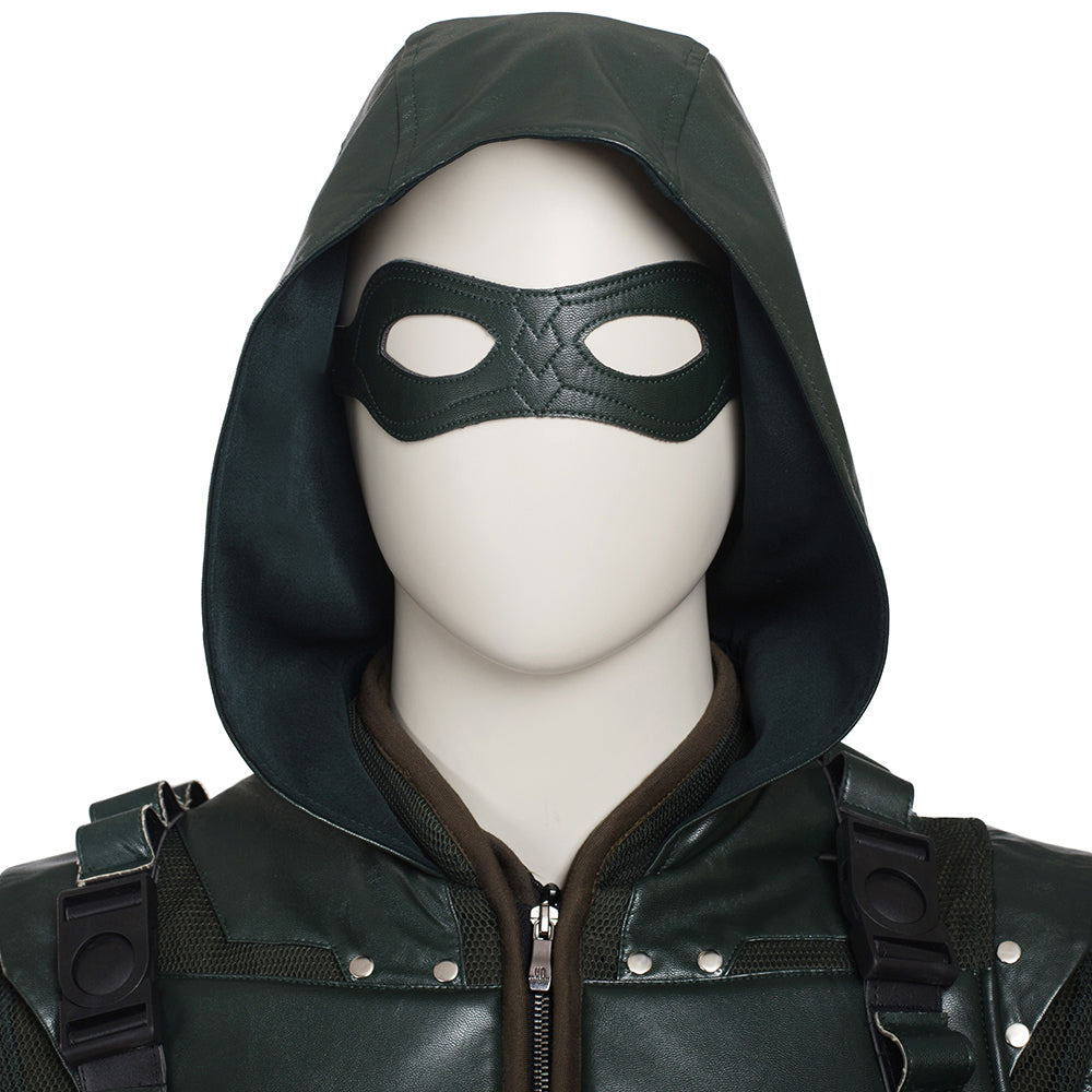 Green Arrow Season 5 Oliver Queen Cosplay Costume