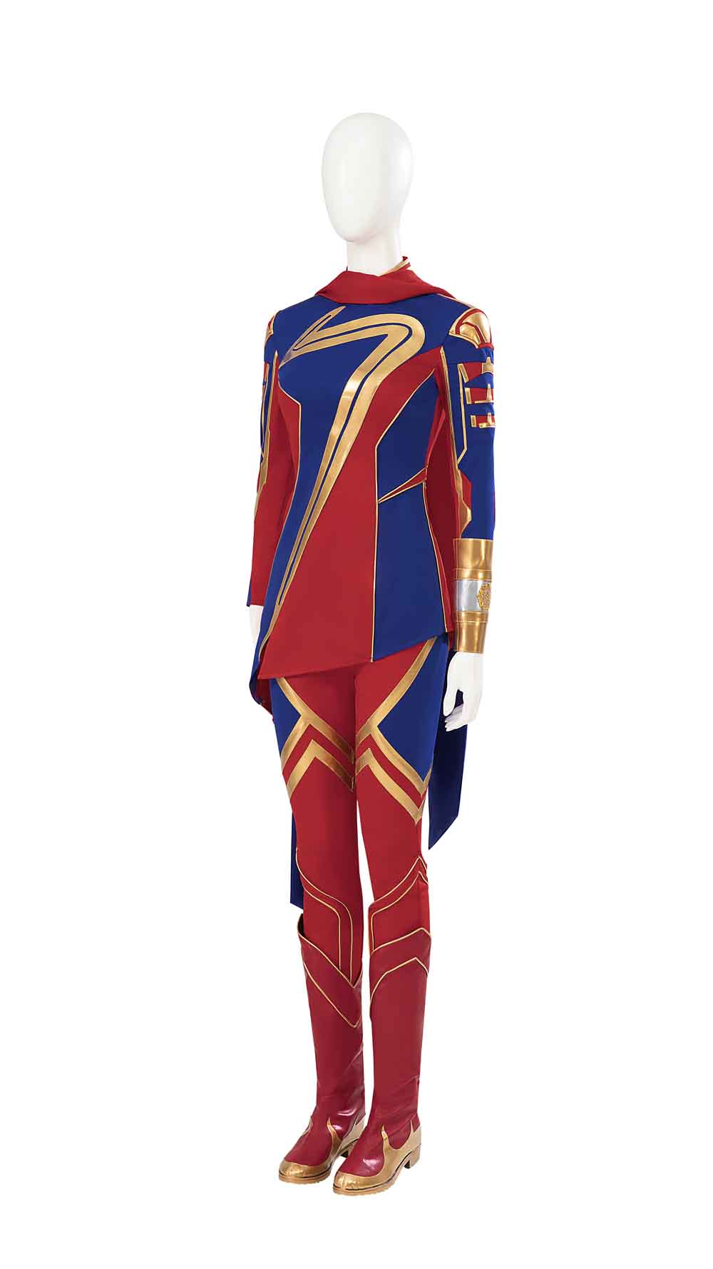 Captain Marvel 2 Kamala Khan Cosplay Costume Free Shipping