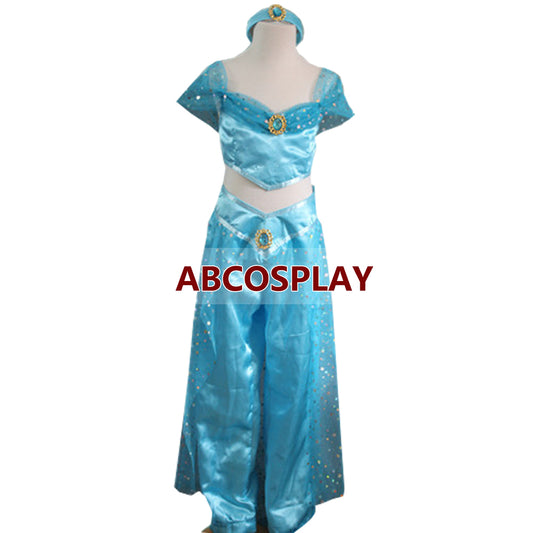 Princess Aladdin Jasmine Dress Cosplay Costumes