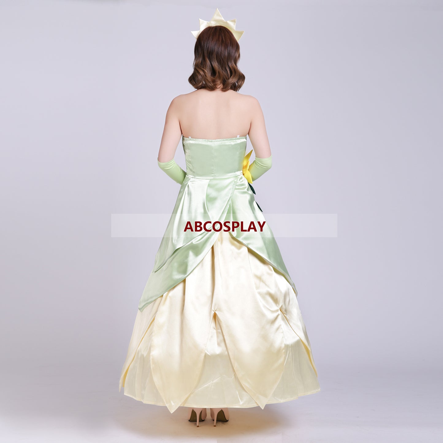 Princess And The Frog Tiana Dress Cosplay Costume