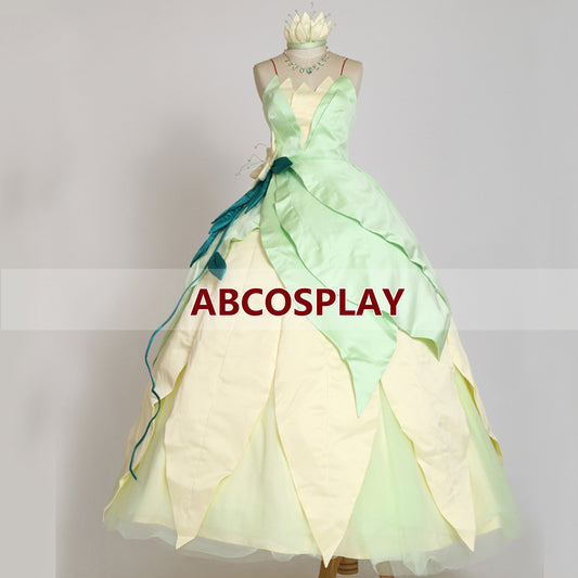 Princess And The Frog Tiana Princess Dress Cosplay Costume