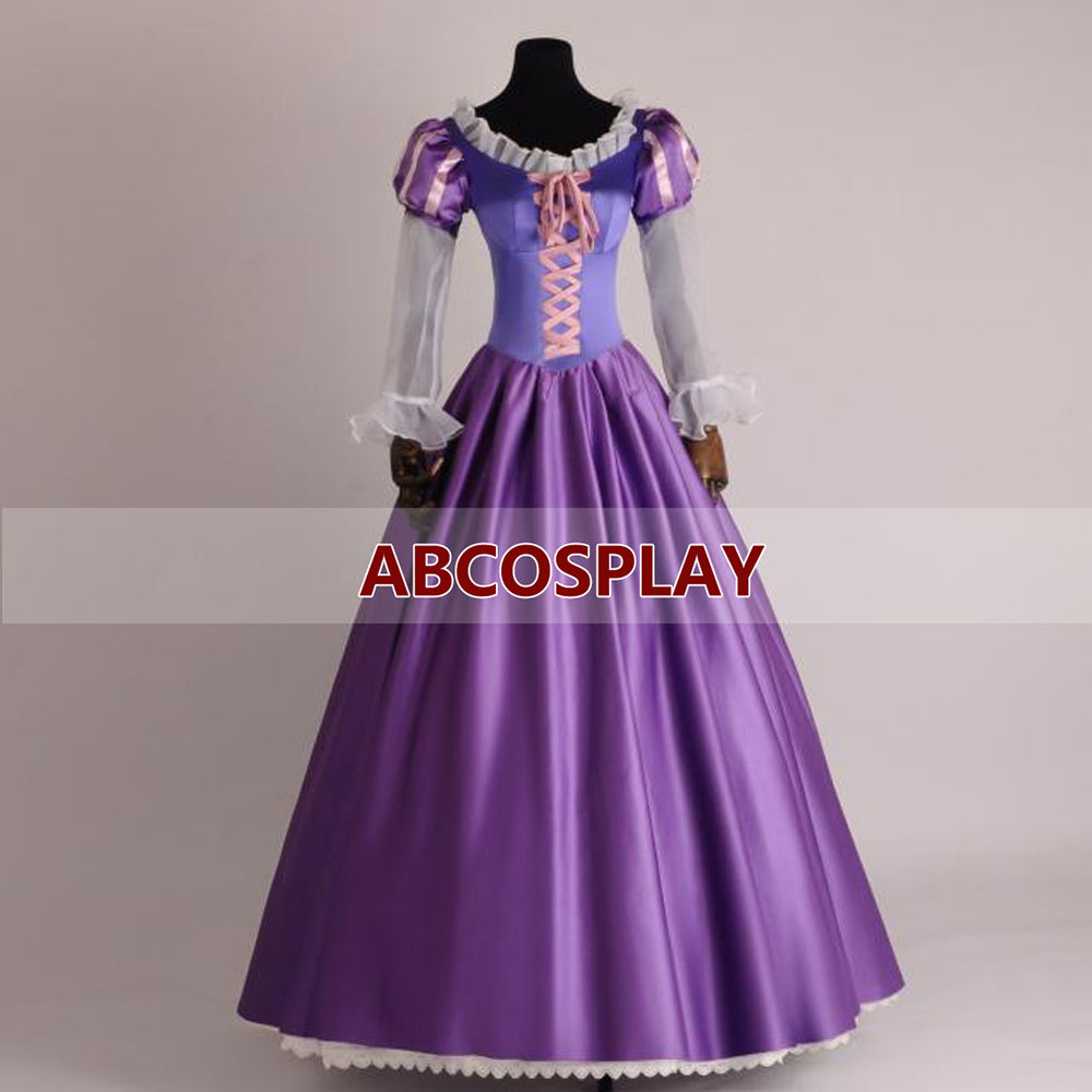 Rapunzel Cosplay Costume Tangled Rapunzel Princess Dress