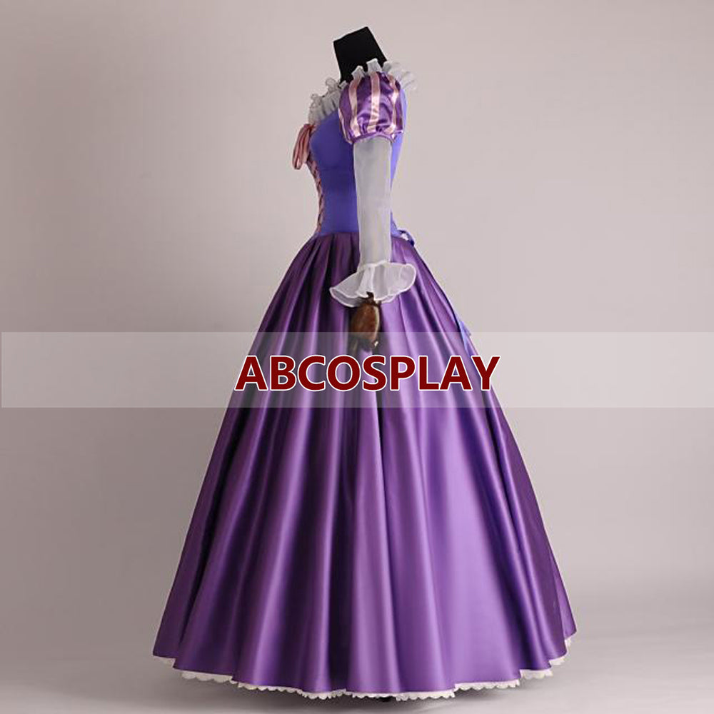 Rapunzel Cosplay Costume Tangled Rapunzel Princess Dress