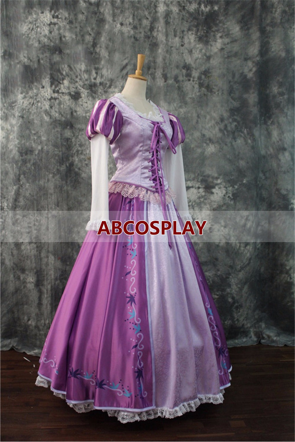 Rapunzel Princess Dress Printed Version Tangled Rapunzel Dress Cosplay Costume