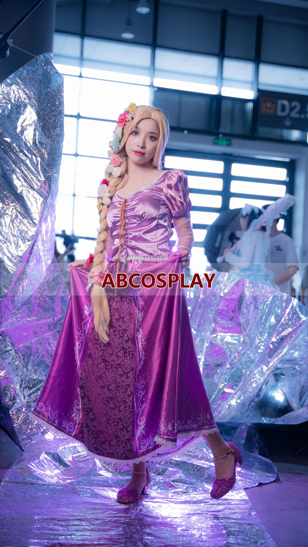 Rapunzel Princess Dress Tangled Rapunzel Dress Woman Cosplay Costume