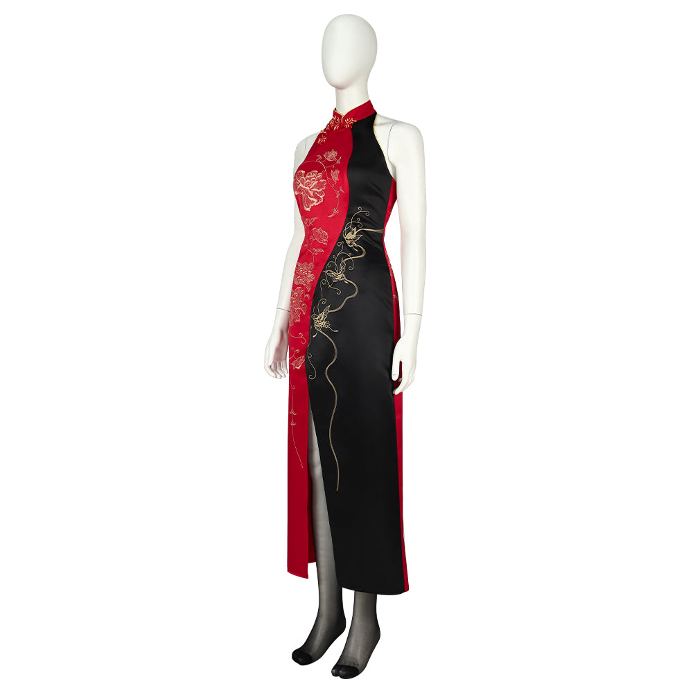 Resident Evil 4 Remake Ada Wong Cheongsam Cosplay Costume