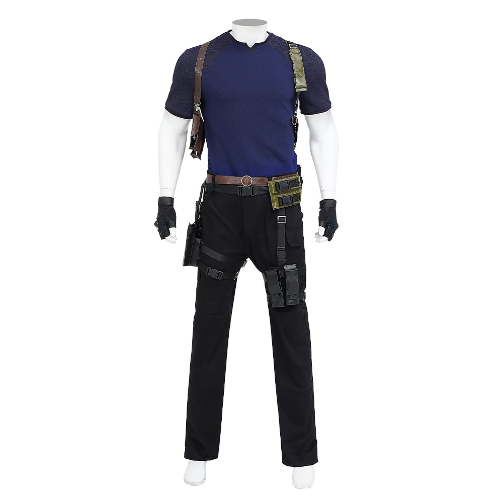 Resident Evil 4 Remake Leon S. Kennedy Cosplay Costumes Free Shipping