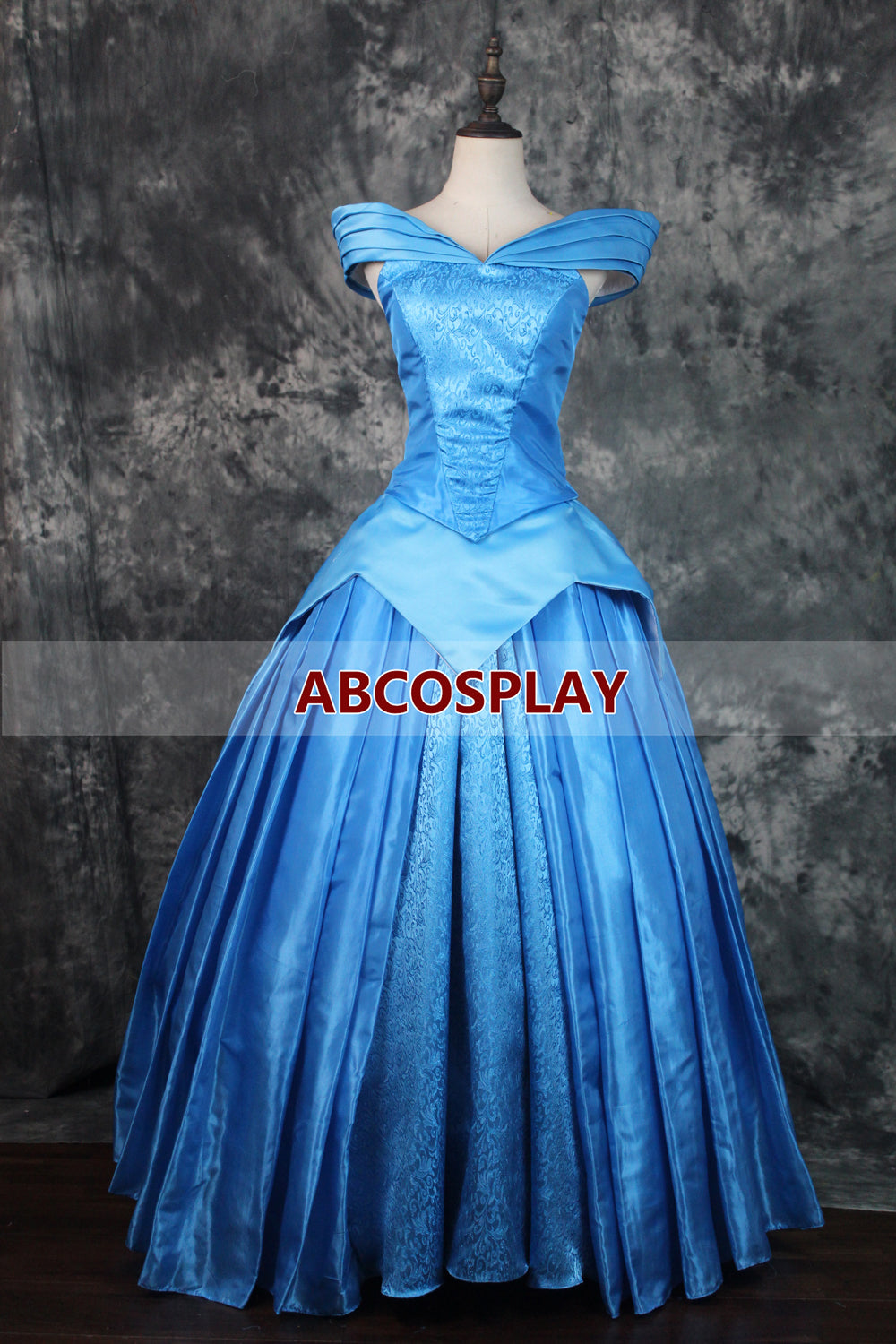 Sleeping Beauty Aurora Blue Princess Dress Cosplay Costume