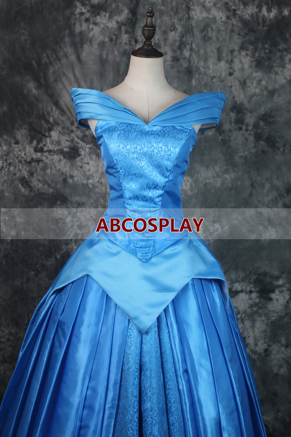 Sleeping Beauty Aurora Blue Princess Dress Cosplay Costume