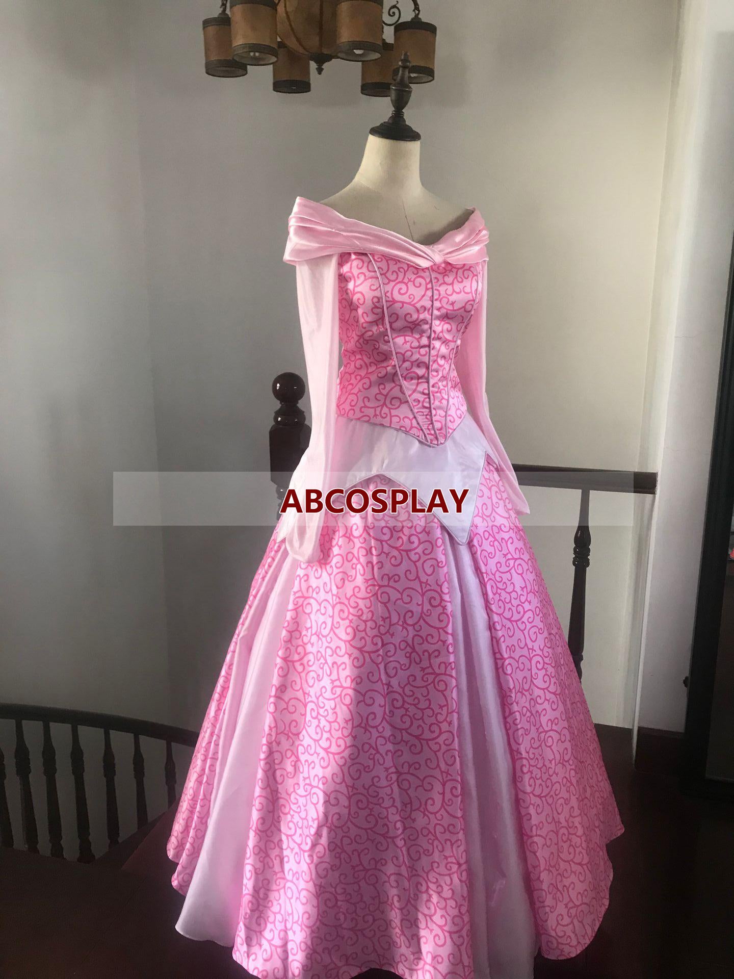 Sleeping Beauty Aurora Princess Dress Cosplay Costume