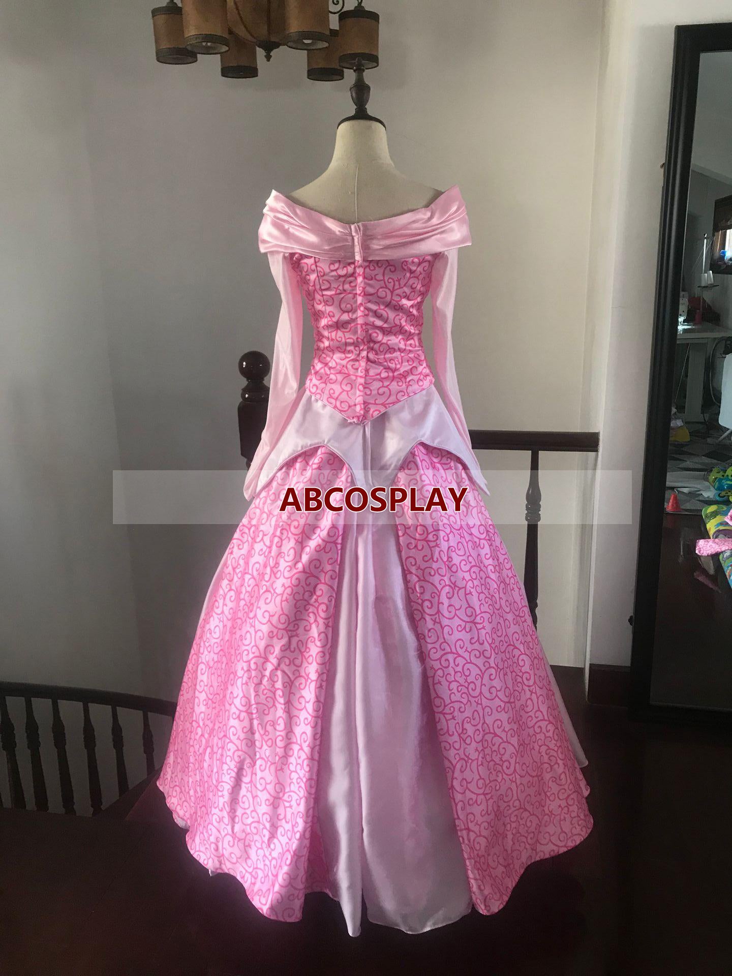 Sleeping Beauty Aurora Princess Dress Cosplay Costume