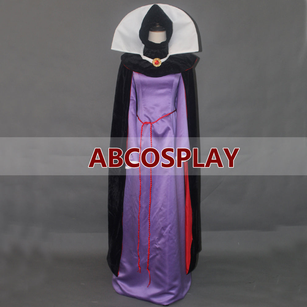 Snow White Evil Queen Purple Dress Vs Cape Cosplay Costume