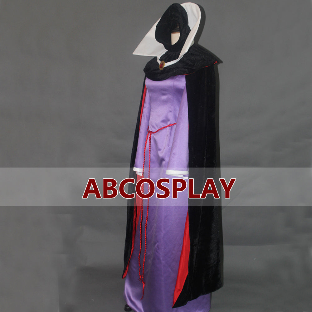 Snow White Evil Queen Purple Dress Vs Cape Cosplay Costume