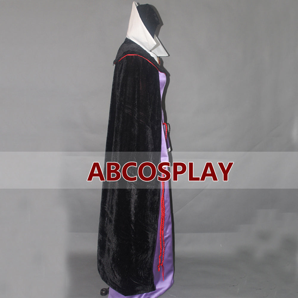 Snow White Evil Queen Purple Dress Vs Cape Cosplay Costume