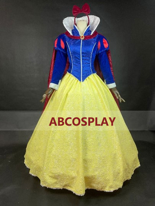 Snow White Princess Dress Vs Cape Cosplay Costume