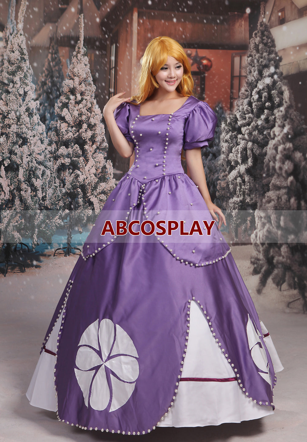 Sofia The First Princess Purple Dress Cosplay Costume