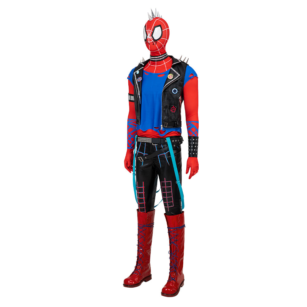 Spiderman Across the Spider-Verse Hobart Hobie Brown Cosplay Costumes Free Shipping