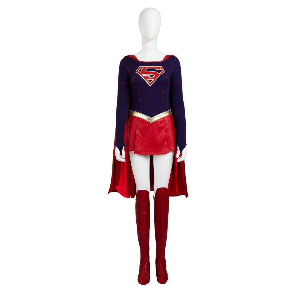 Kara Zor-El Cosplay Costume Free Shipping