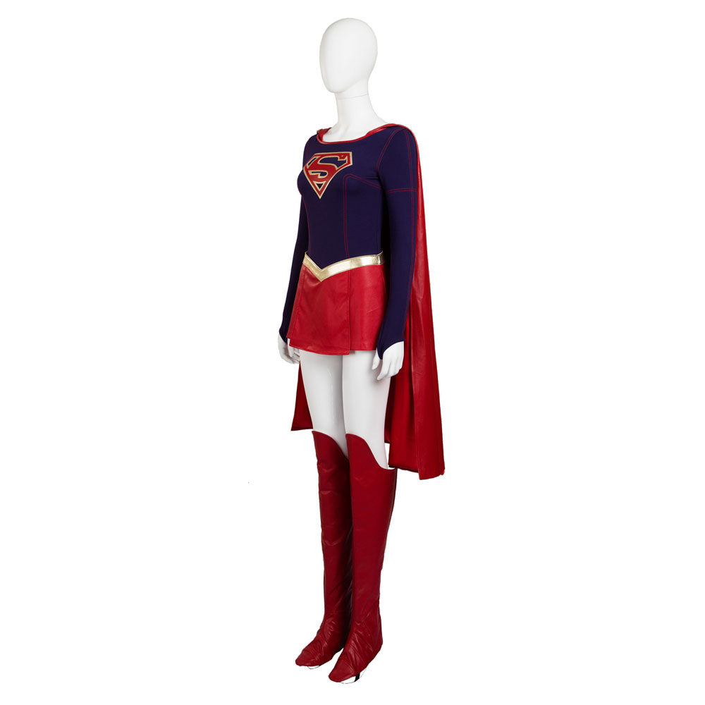 Kara Zor-El Cosplay Costume Free Shipping