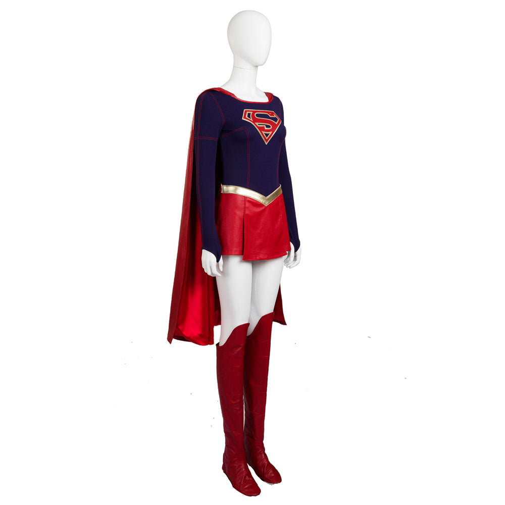 Kara Zor-El Cosplay Costume Free Shipping