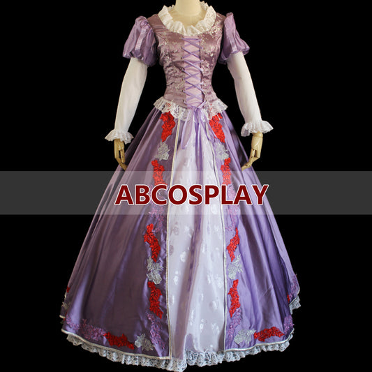 Tangled Princess Dress Rapunzel Cosplay Costumes