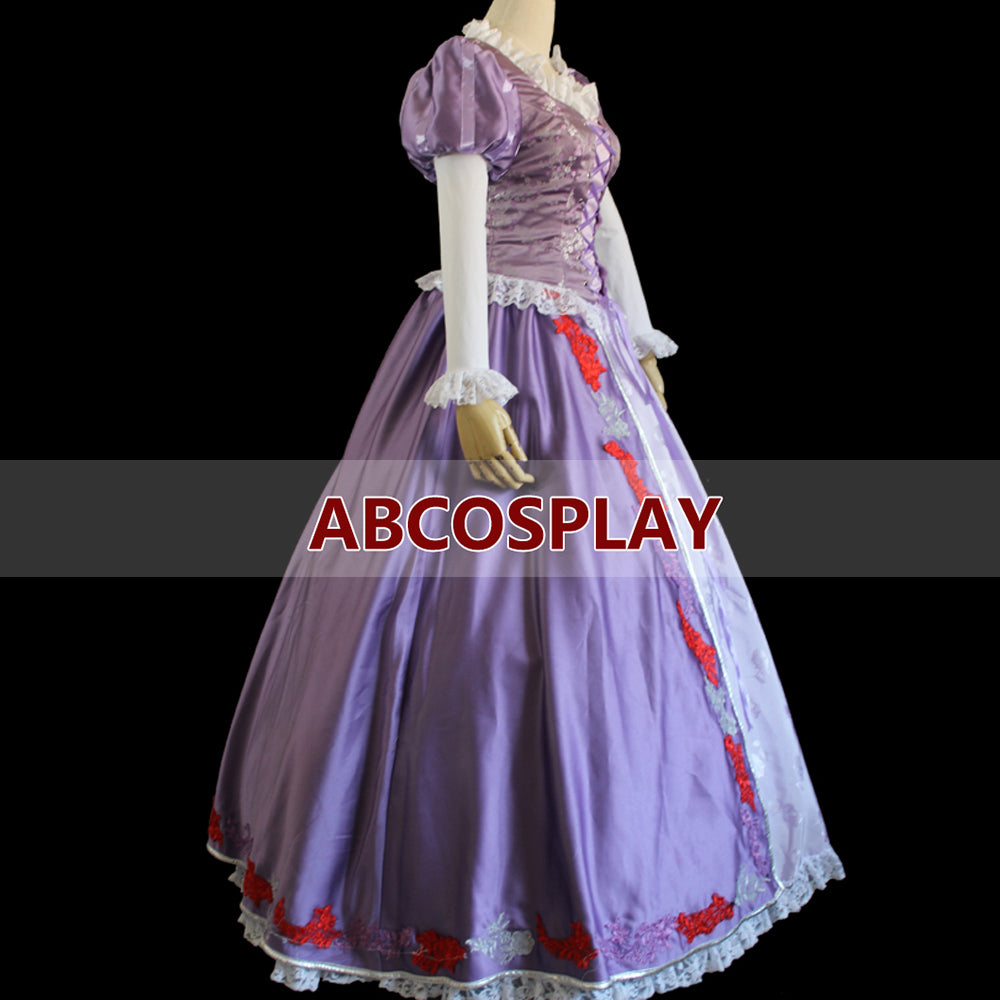 Tangled Princess Dress Rapunzel Cosplay Costumes