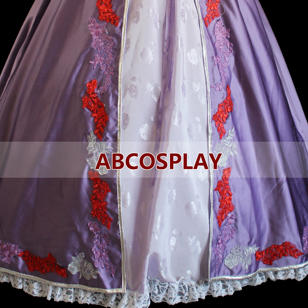 Tangled Princess Dress Rapunzel Cosplay Costumes