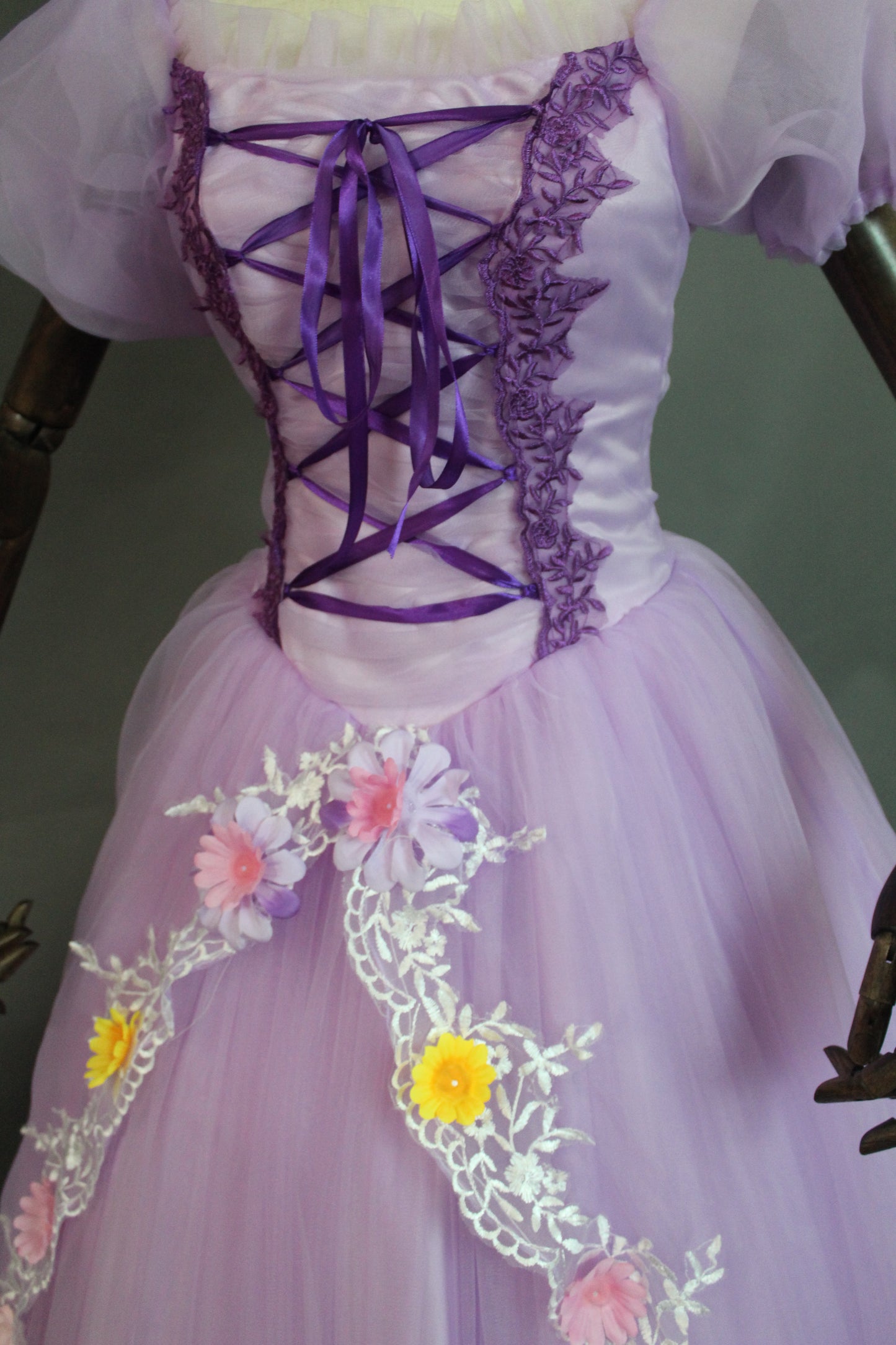 Tangled Princess Rapunzel Dress Cosplay Costume