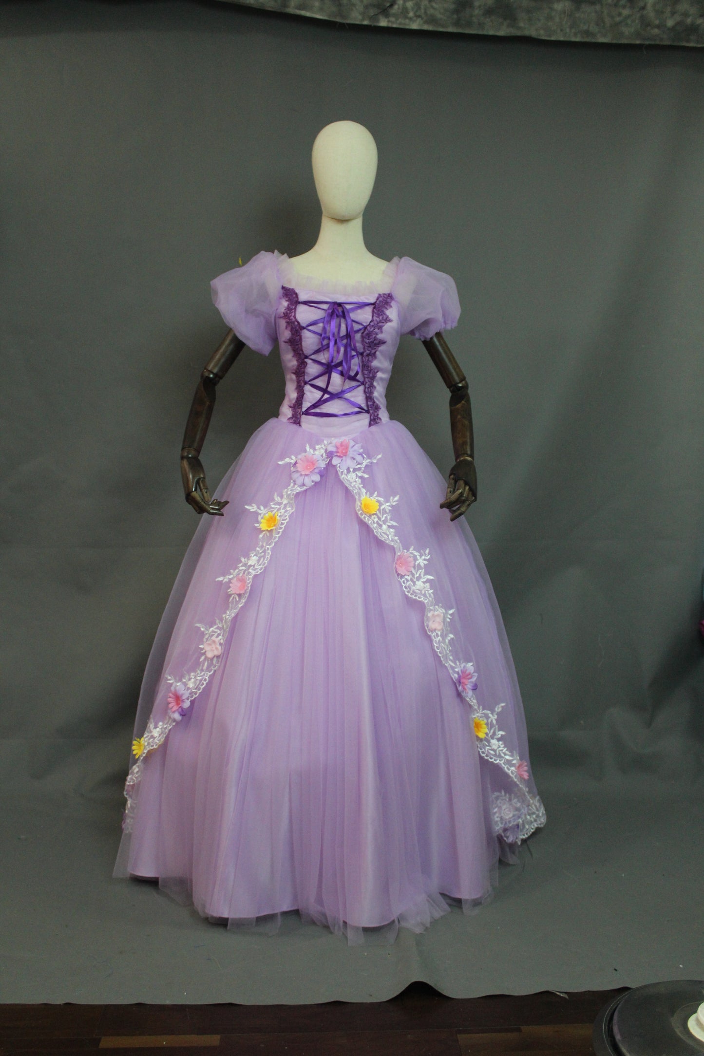 Tangled Princess Rapunzel Dress Cosplay Costume