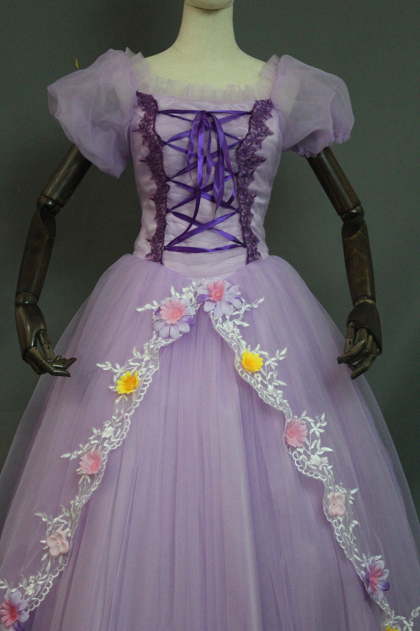 Tangled Princess Rapunzel Dress Cosplay Costume